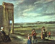 Louis Le Nain Landscape with Peasants Germany oil painting reproduction